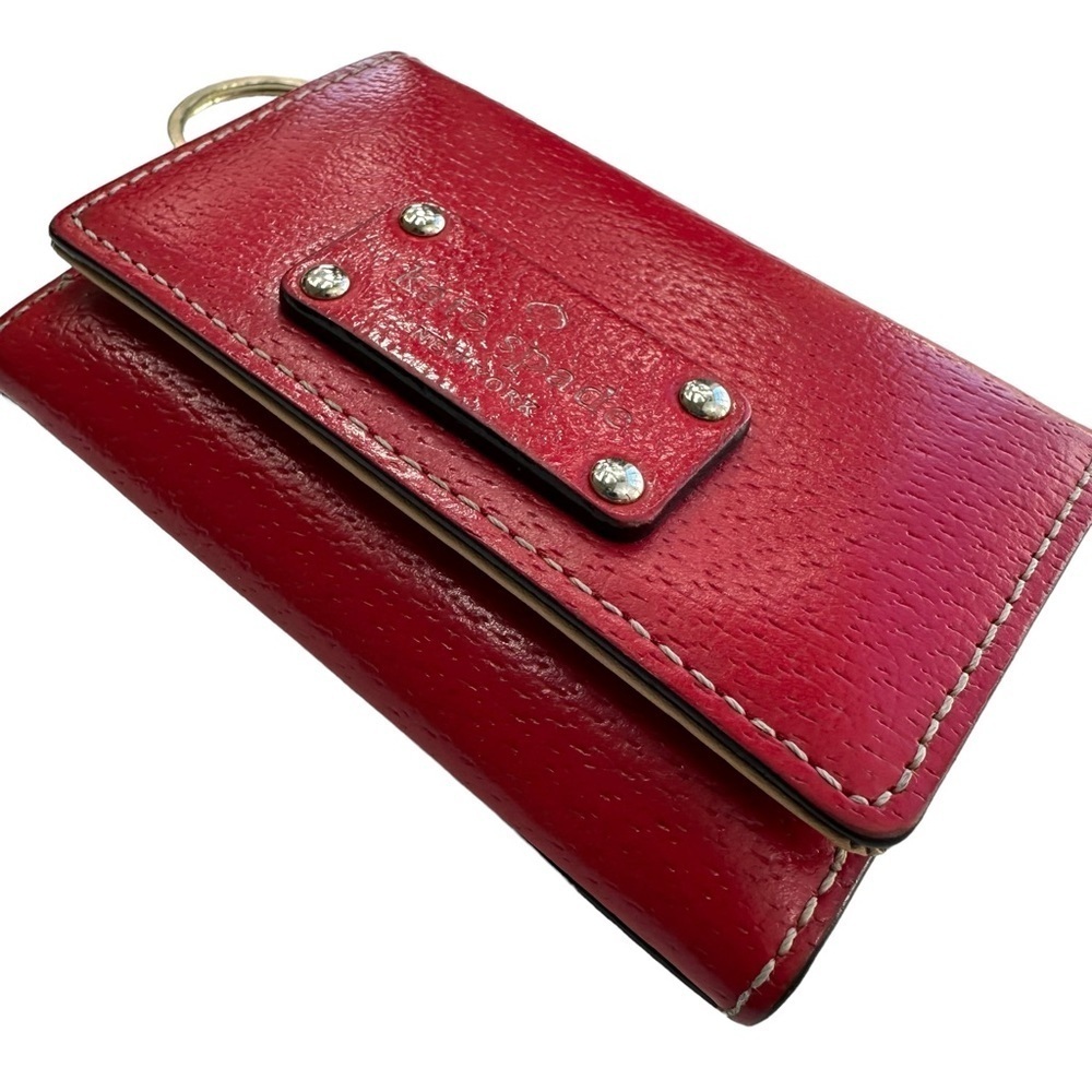 Kate Spade Darla Wellesley Red Keychain Small Wallet - Picture 4 of 12